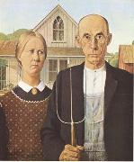 Grant Wood Anerican Gothic (mk09) USA oil painting artist